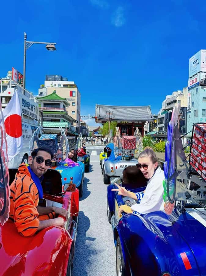 Tokyo: Akihabara/Asakusa Go-Karting Tour (including guide) - Akihabara neon streets: tech, signs, and quick photo moments