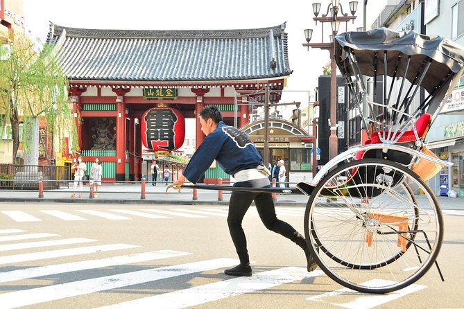 Tokyo Asakusa Rickshaw Tour - Sensoji area photos, why rickshaws stop short, and the gate that sets the tone