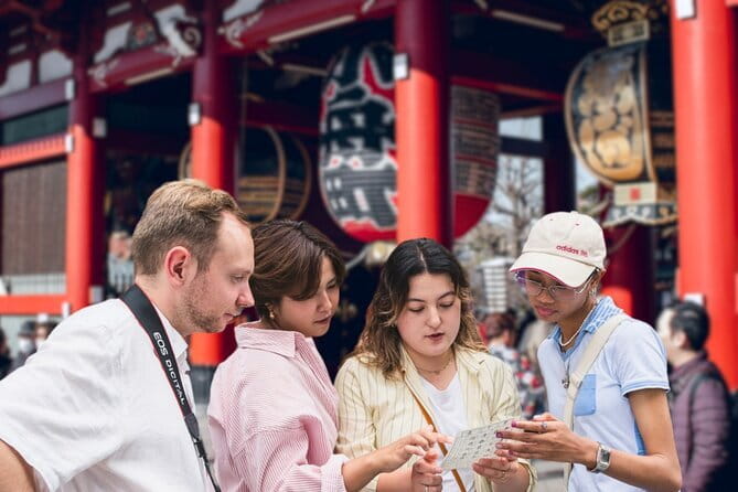 Tokyo: Asakusa Temple & Shrine Walking Tour with Local Guide - Starting at Azuma Bridge and spotting the Skytree “golden poop”