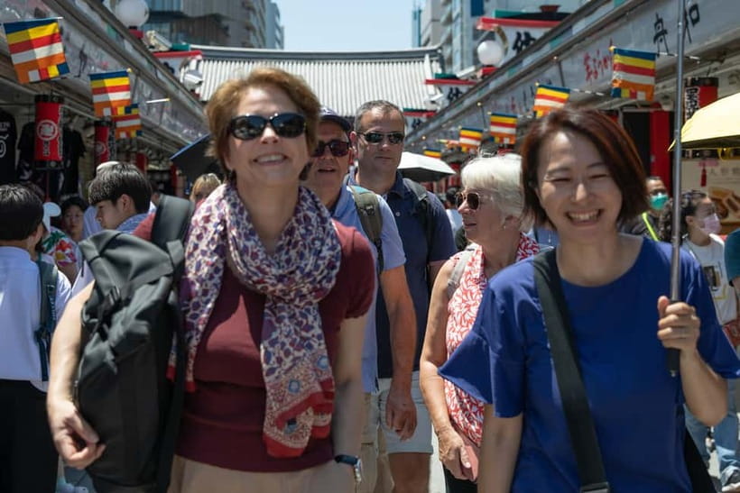 Tokyo: Asakusa Walking Tour with Sensoji Temple Visit - Sensō-ji Temple visit, incense rituals and what to actually look for