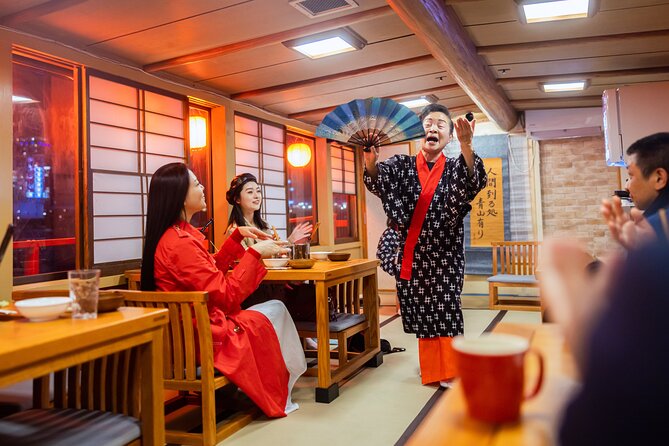 Tokyo Bay Yakatabune Dinner/Day Cruise with Japan Show and Drinks - Live performance and onboard hosting, with familiar names to listen for