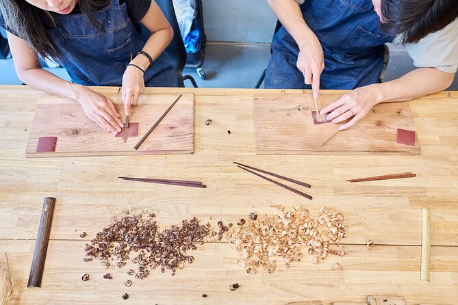 Tokyo Chopstick Making Workshop with Artisan - What Happens in the 1 Hour Workshop, Step by Step