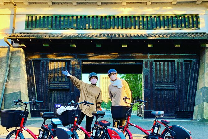Tokyo Deep Inside Cycle Tour～3 Hours E Bike Tour around Tokyo - Kanda Bridge Gate stone wall and the Edo river story