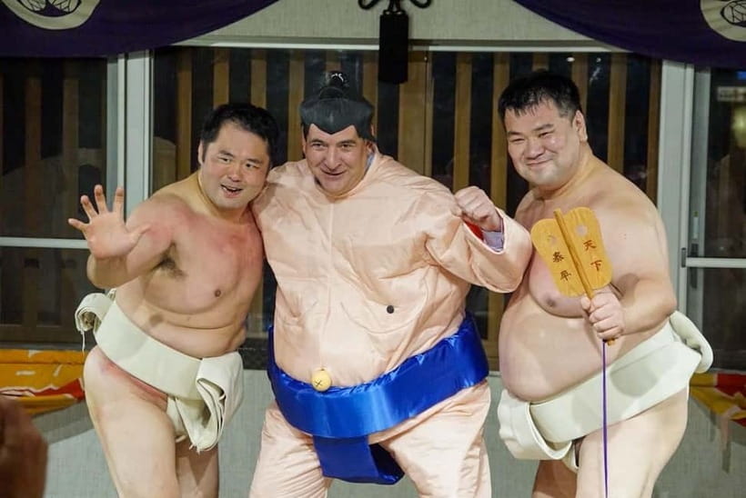 Tokyo: Family Sumo Workshop & Live Wrestling Show with Lunch - Lunch time: mini chanko nabe and how it fits sumo training culture