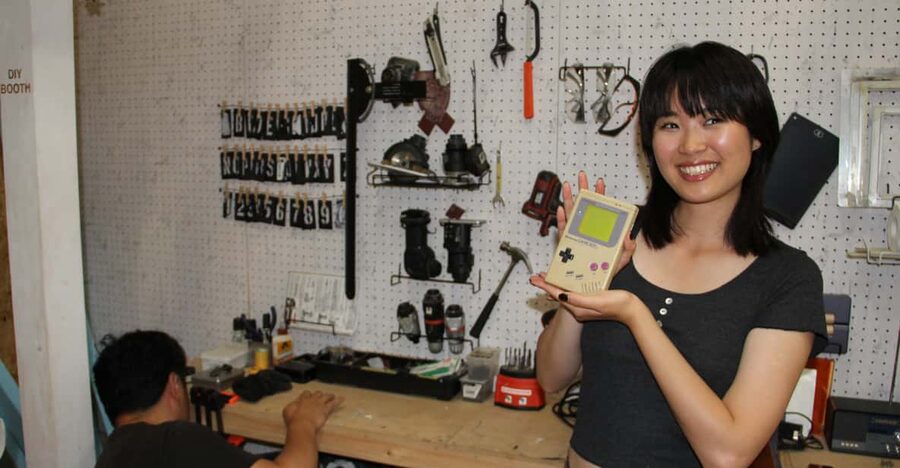 Tokyo: Gameboy Mod Workshop at Akihabara - The 2-hour rhythm: history talk, hands-on setup, then your build