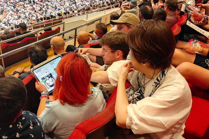 Tokyo: Grand Sumo May Tournament - Live English commentary through earphones, so you follow the rituals and rules