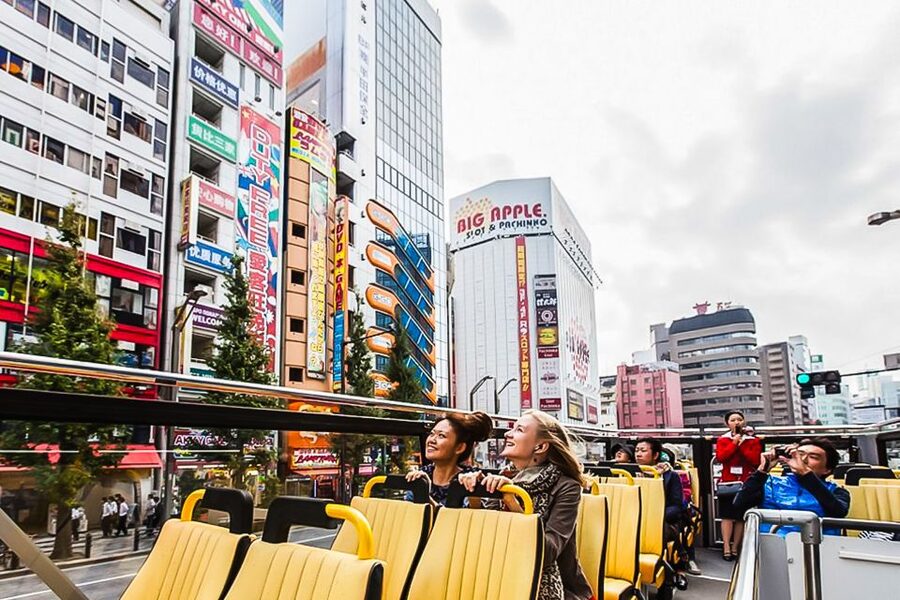 Tokyo: Hop-On Hop-Off Sightseeing Bus Ticket - Open-Top Comfort, Rain Rules, and the No-AC Reality