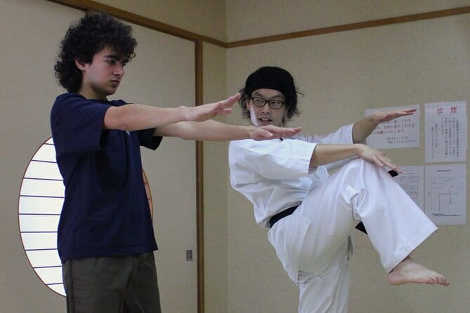 Tokyo: Karate Experience with Former All-Japan Champion - What You Actually Get: Pads, Water, and a Gi Option