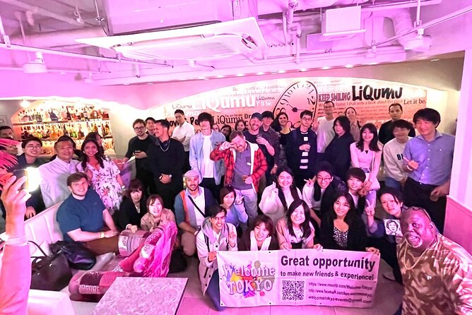Tokyo Local Friends Solo attend Party All We Can Drink in Shibuya - All-You-Can-Drink Timing: The Included Window Ends at 22:00