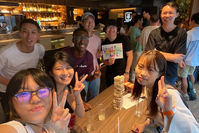 Tokyo Locals & Traveller can come alone Party experience Shibuya - Icebreaker Games That Actually Create Connections