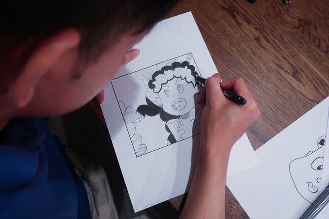 Tokyo Manga Drawing Workshop Guided by Active Pro Manga Artist - From Sketch to Manga Page: The Process You’ll Follow