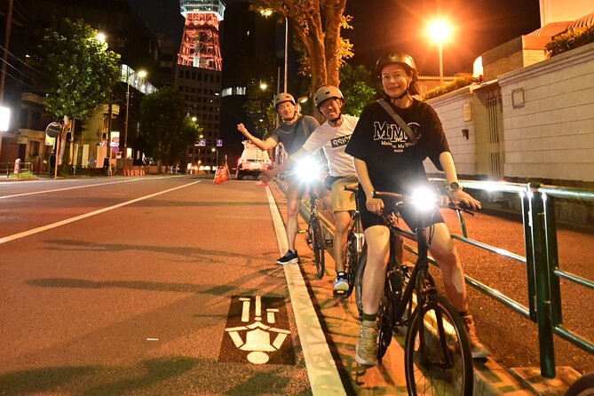 Tokyo Night Bike Tour: From Shibuya to Tokyo Tower via Roppongi - The route, stop by stop: Tokyo Tower, Meijijingu Gaien, Omotesando, and more