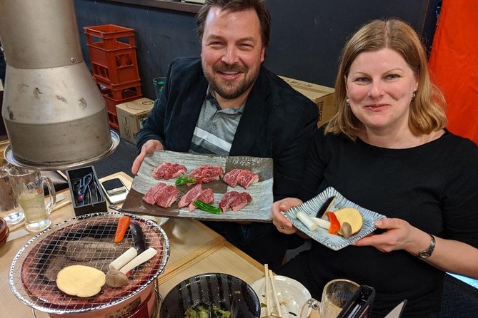 Tokyo Night Foodie Tour in Shinjuku - Seasonal Sushi, Wagyu Beef - Godzilla Road & Head: a quick fan stop that actually breaks the monotony