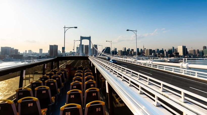 Tokyo: Open Top Panoramic Sightseeing Bus with Audio Guide - Key highlights that matter