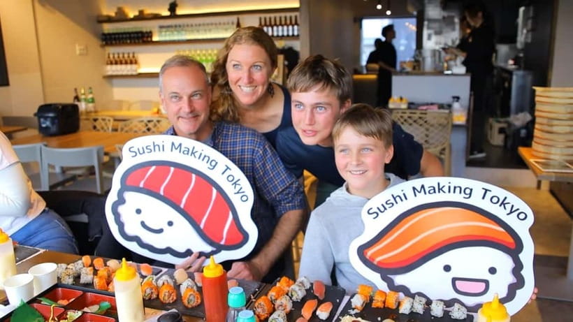 Tokyo: Roll and Authentic Sushi Making Class in Asakusa - English Support and the Staff Energy, From Hitomi to Ken