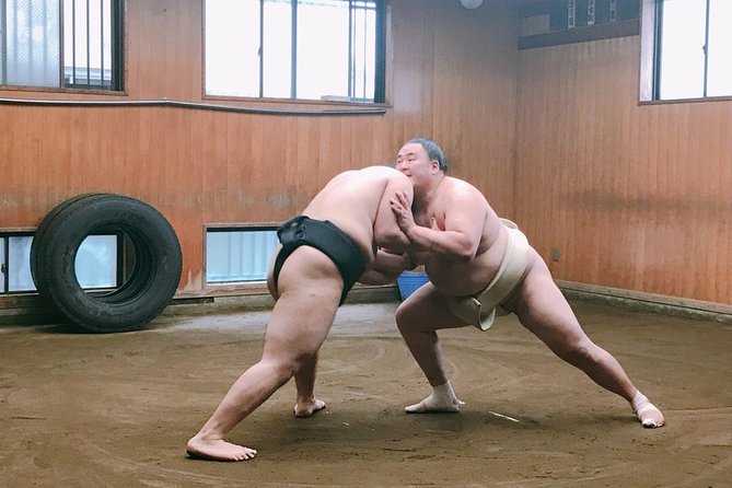 Tokyo Ryogoku Sumo Morning Practice + Photo Shoot with Wrestlers - Photo shoot with wrestlers: what’s included and what’s not guaranteed