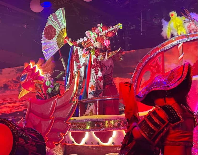 Tokyo: Samurai Restaurant Show Ticket with 2 Drinks - The 90-Minute Show Flow: Samurai, Ninjas, Dancers, and Fast Scene Changes