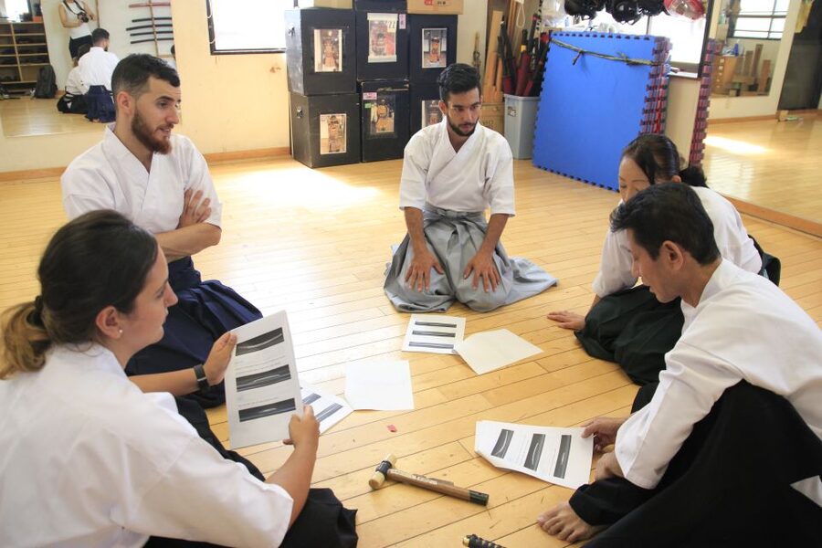Tokyo: Samurai Sword & Archery Class from Samurai Descendant - Iai basics: learning safe sword handling with a mock sword
