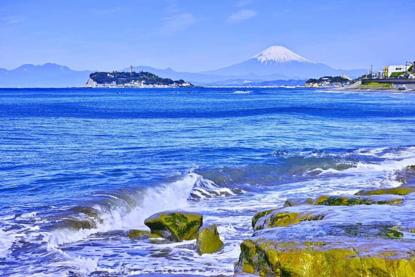 Tokyo:Sea of Mount Fuji, Hakone Ropeway, Ōwakudani, Enoshima - Hakone Ropeway: Above the Steam and Toward Fuji