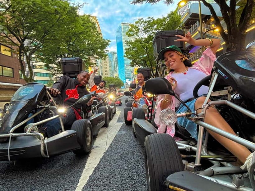 Tokyo: Shibuya and Shinjuku Streets Guided Go-Karting Tour - Harajuku and Kabukicho: Style Meets Nightlife Foot Traffic