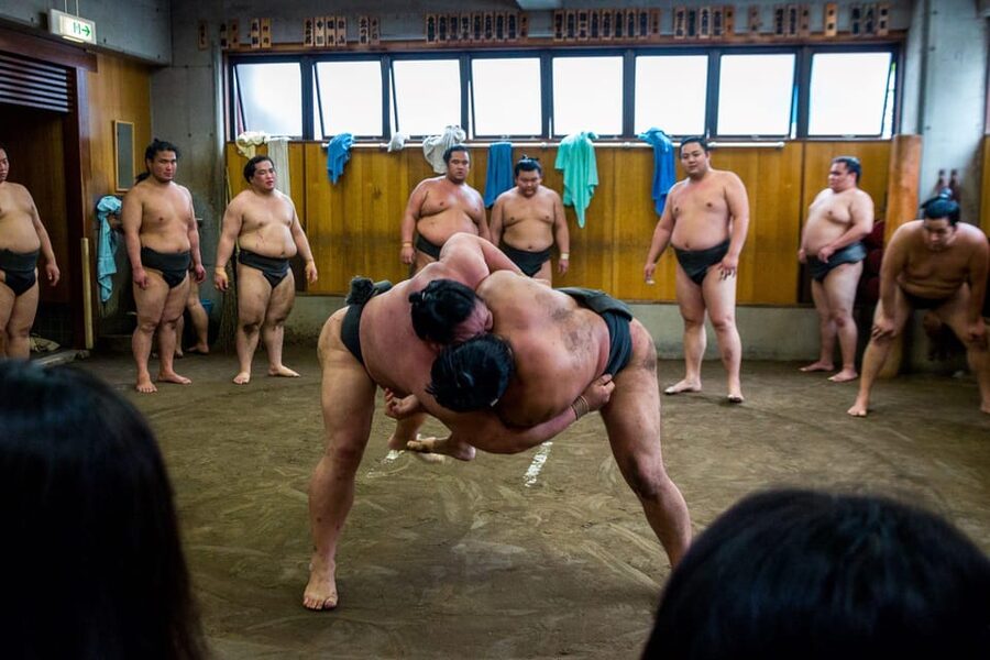 Tokyo: Sumo Morning Practice Viewing Tour - Ryogoku mornings, where sumo is part of daily life