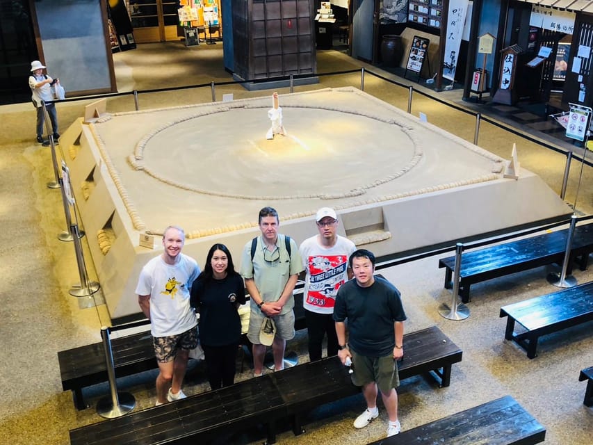 Tokyo: Sumo Morning Practice with journalists. Not fake show - Photo and Etiquette Tips That Keep the Morning Smooth