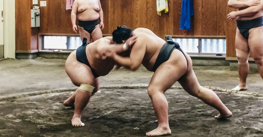 Tokyo: Sumo Morning Training Visit - Finding the Stable Correctly: The Meeting-Point Trap