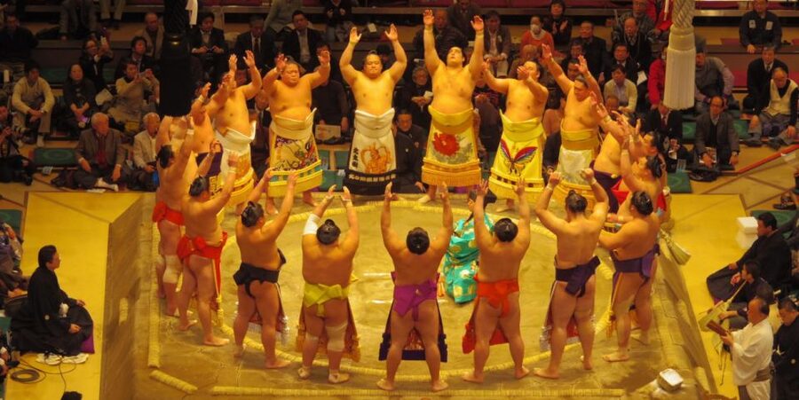 Tokyo: Sumo Tournament Tour with Chair Seat Tickets - The day’s schedule, down to the ceremonies and match start
