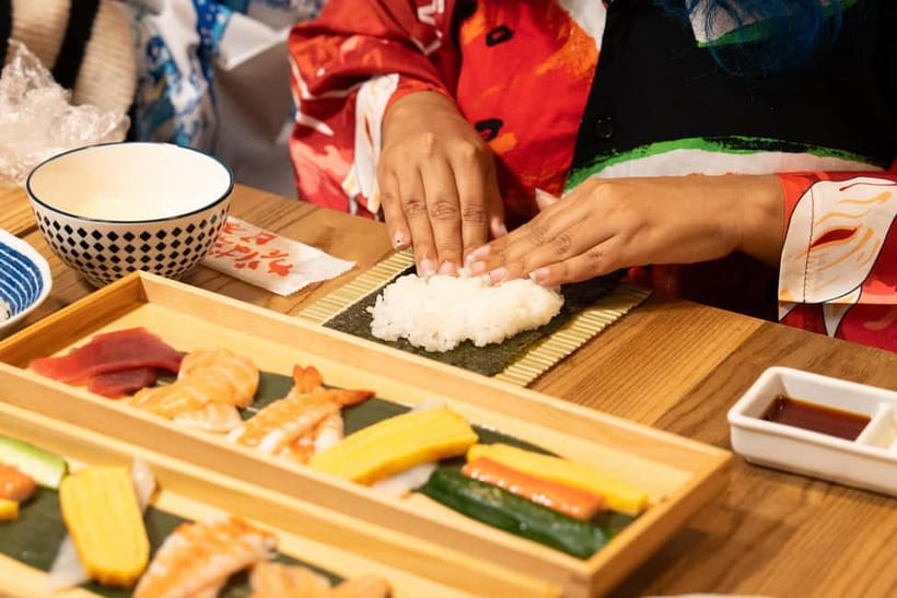 Tokyo: Sushi Making Class in a Happi Coat near a Famous Spot - Price and Value: $42 for Skill, Food, and Chef Time