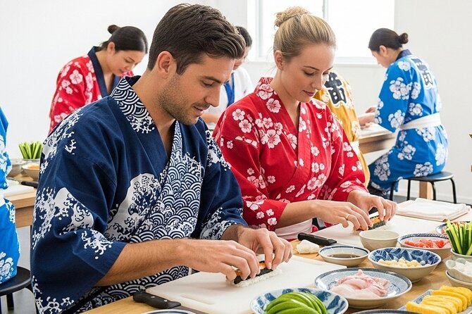 Tokyo Sushi Making Class : Sake Ceremony & Matcha Experience - Price and value for a 1.5-hour Tokyo class