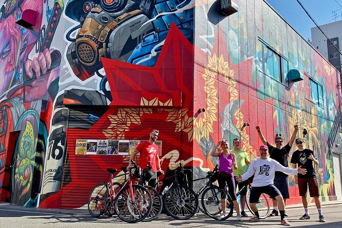 Urban Canvas: Osaka Street Art Bike Tour - Nakazaki-cho: boutiques, galleries, and a slice in a 100-year-old building